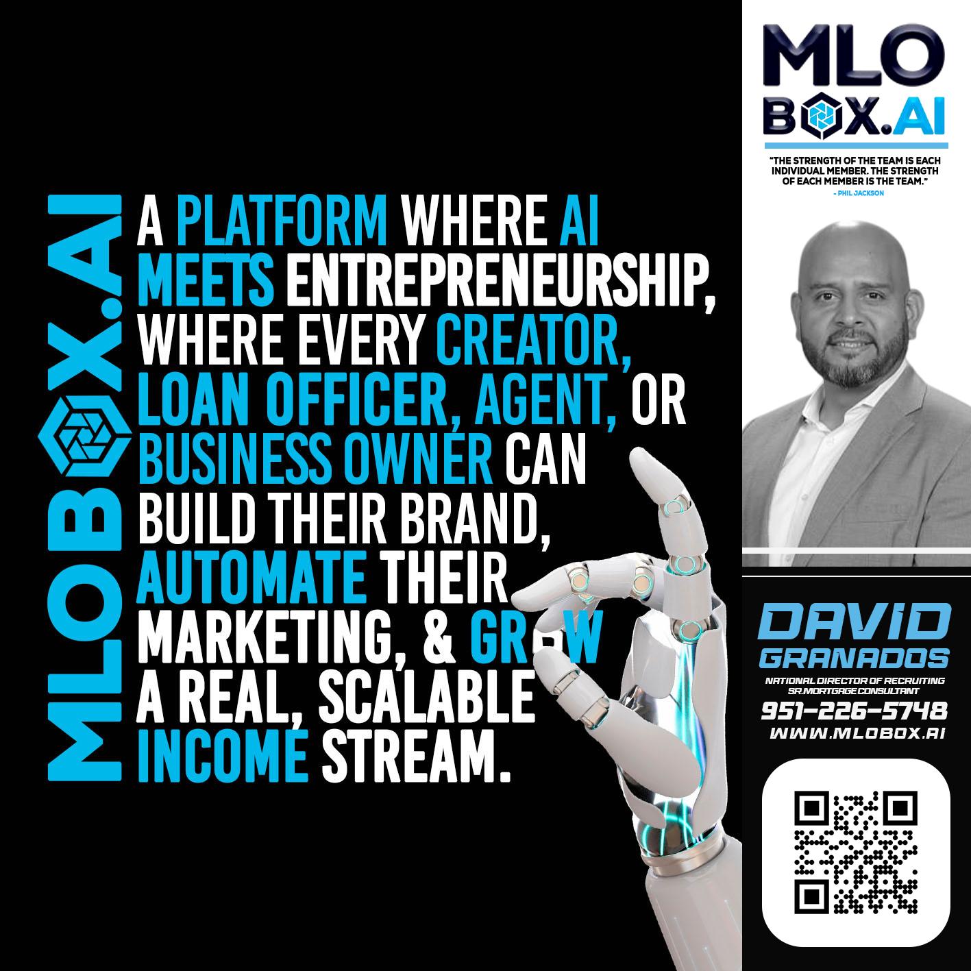 A PLATFORM - David Granados -National Director of Recruiting / Senior Mortgage Consultant