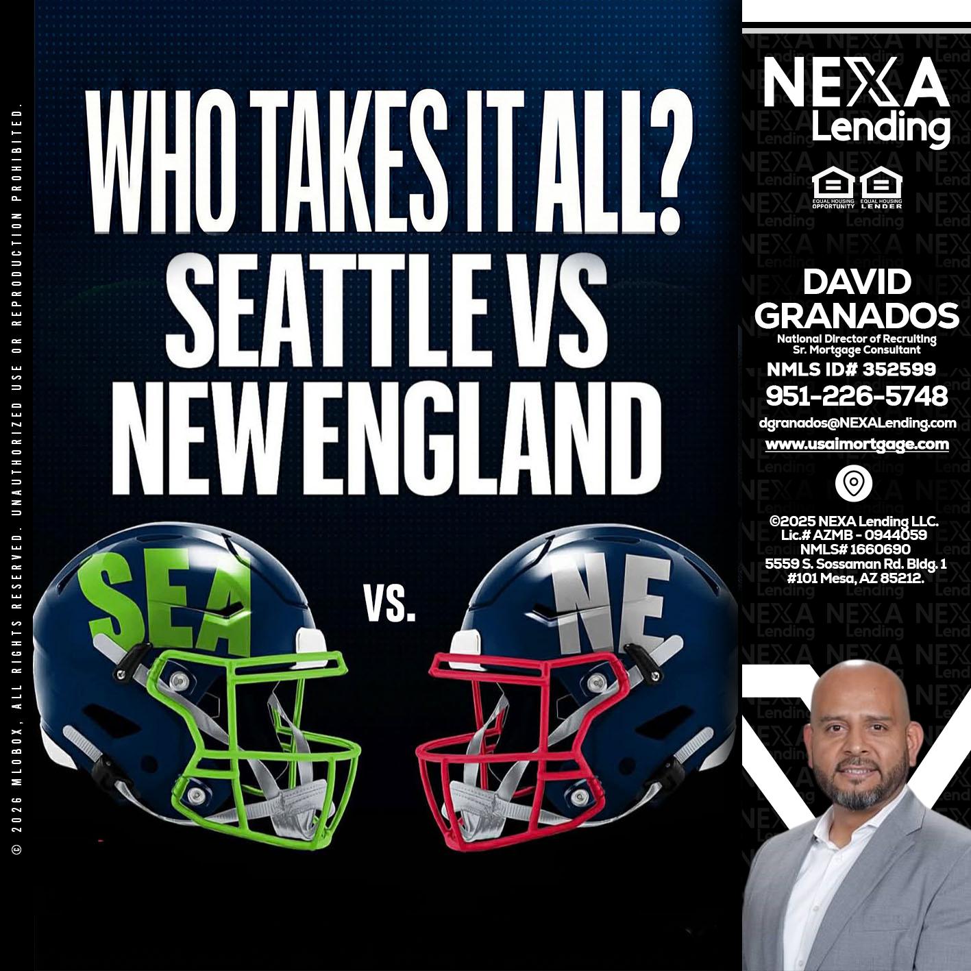 WHO TAKE IT ALL? - David Granados -National Director of Recruiting / Senior Mortgage Consultant
