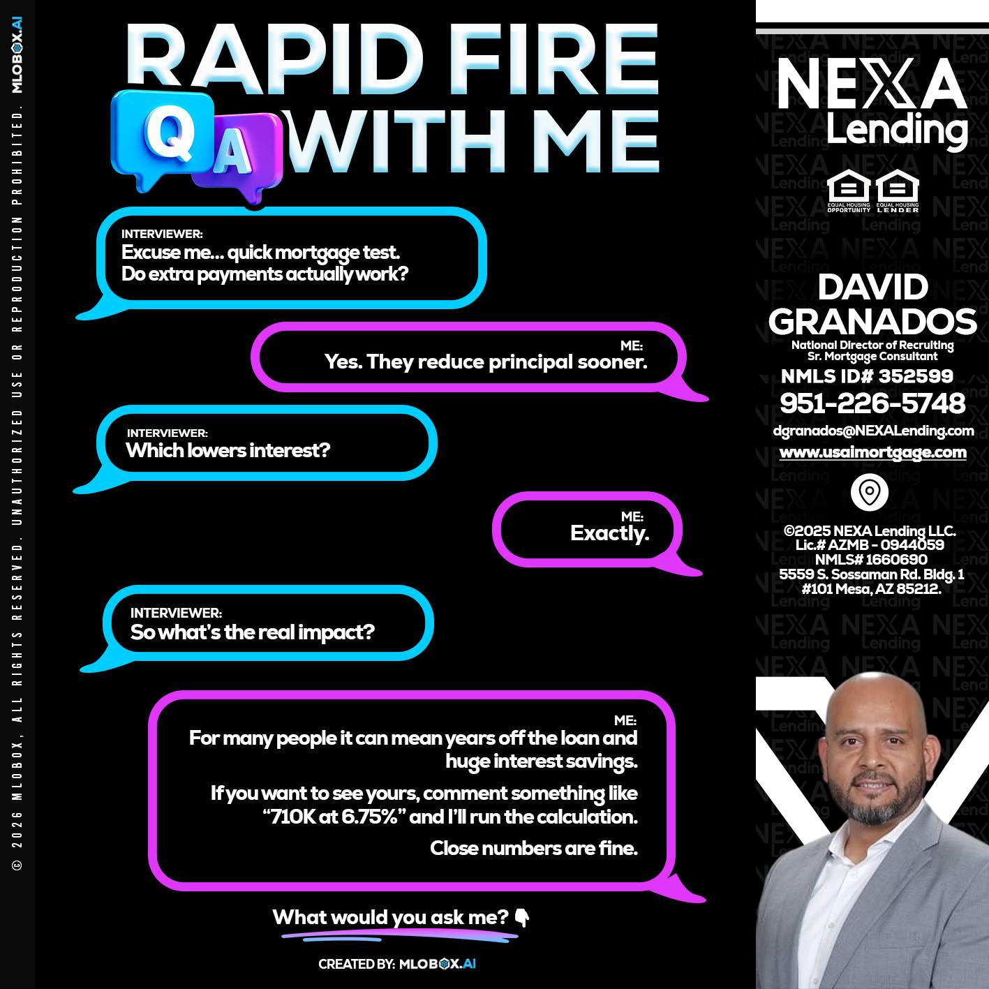RAPID QA - David Granados -National Director of Recruiting / Senior Mortgage Consultant