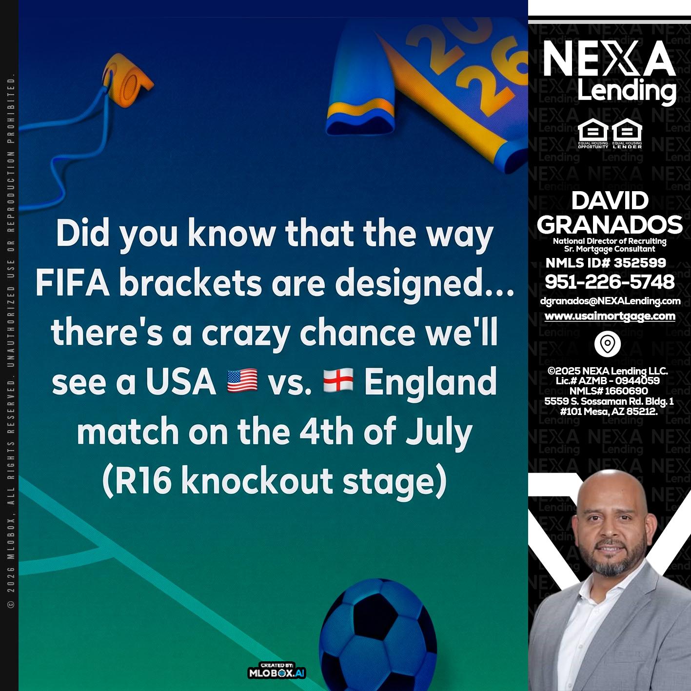 did you know? - David Granados -National Director of Recruiting / Senior Mortgage Consultant