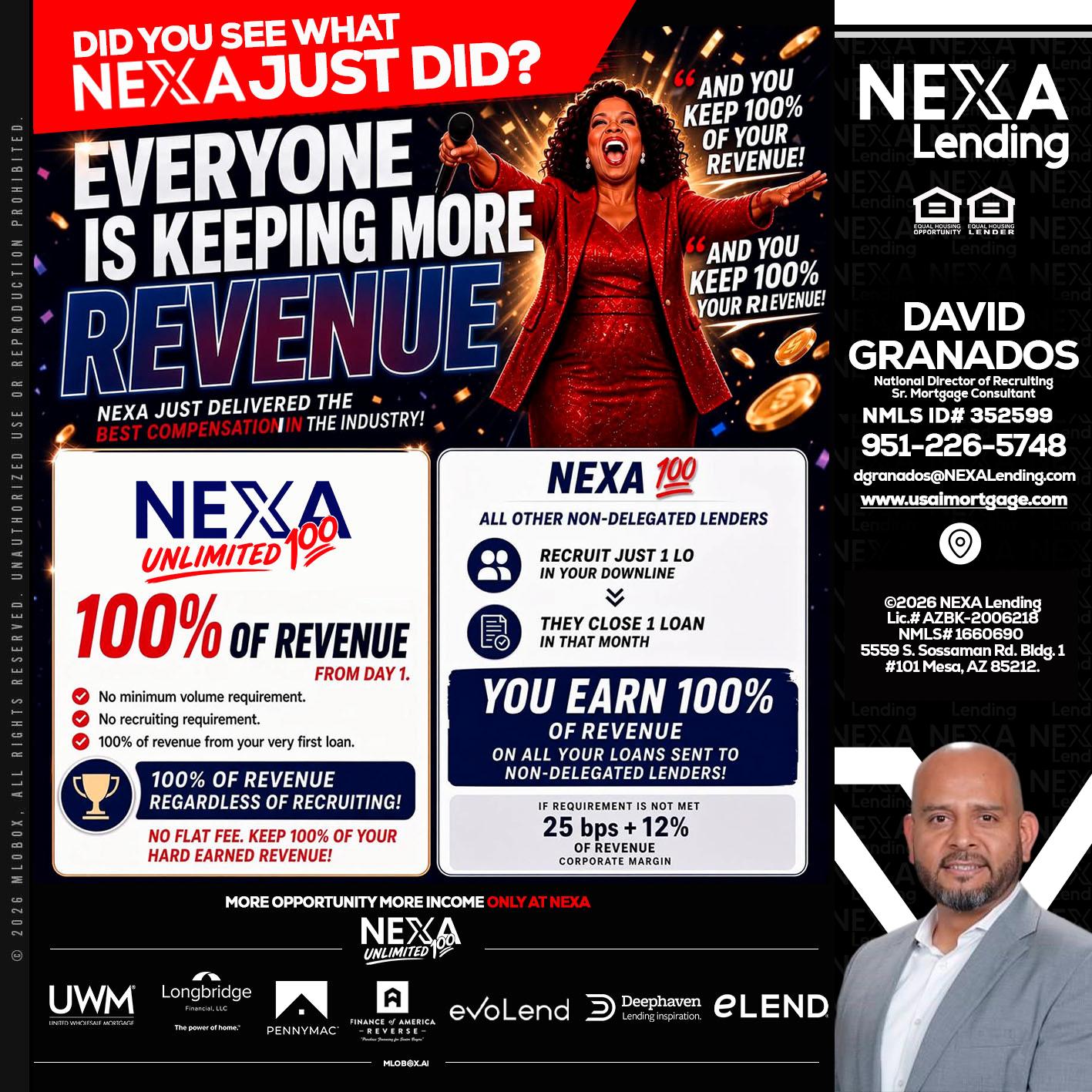 EVERYONE IS KEEPING - David Granados -National Director of Recruiting / Senior Mortgage Consultant